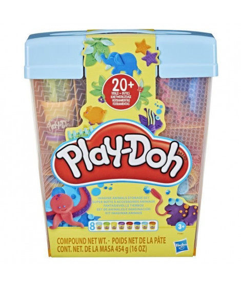 Play-Doh Super Boîte a accessoires Animaux, jouets et pâte a modeler pour enfants