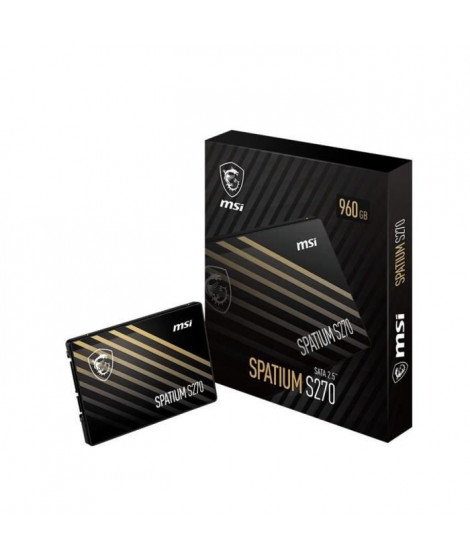 MSI - SPATIUM S270 - SSD interne - 240Go - SATA 2.5