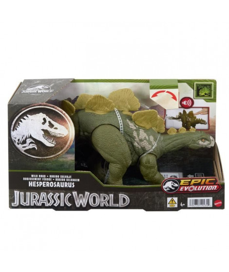 HESoeRISAURUS SONORE - MATTEL - HTK69 - DINOSAURE JURASSIC WORLD