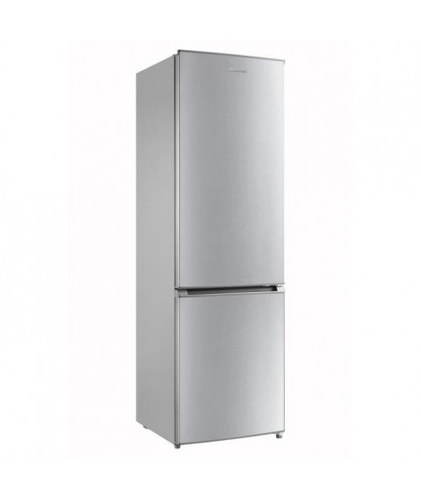 Réfrigérateur combiné BRANDT BC8511ES - 2 portes - 270L - L54 cm - Silver