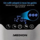 Cafetiere filtre programmable avec carafe - MEDION - MD 18458 - isotherme - 900W - 1,2 L