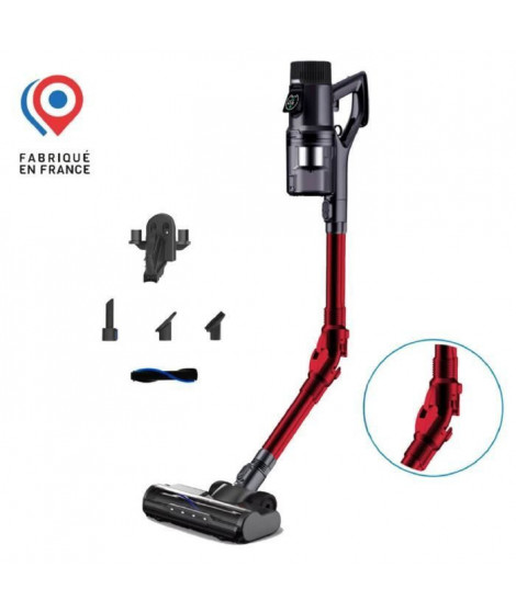 Aspirateur balai sans fil EZICLEAN Cycloboost FR8 Flex - 19 Kpa - Batterie Lithium - Fabriqué en France