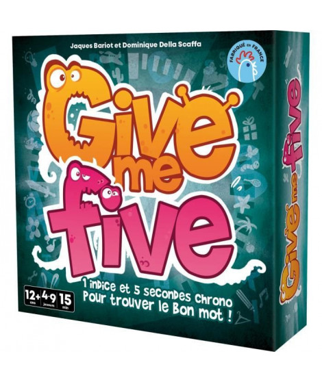 Give me five - Asmodee - Jeux de communication en équipe - Des 12 ans