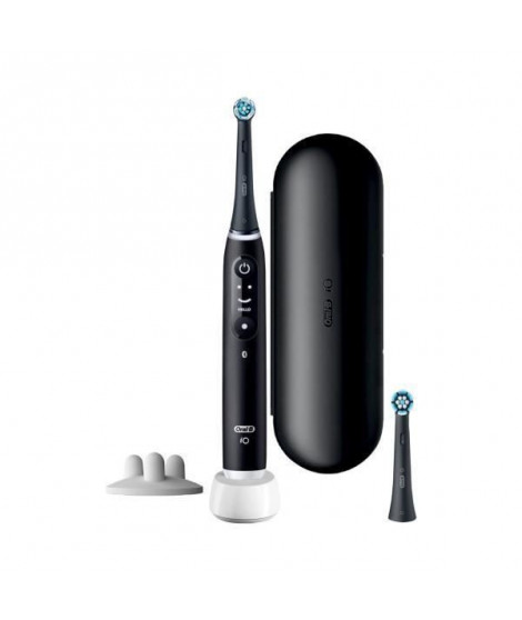 Brosse a Dents Électrique Oral-B iO 6 Noire - 3 Brossettes - 5 Modes de Brossage - Minuterie Intégrée