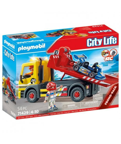 PLAYMOBIL - Dépanneuse avec quad - City Life - 2 personnages - Des 4 ans