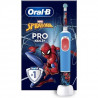 Brosse a Dents Électrique Oral-B Pro Kids 1 Manche Marvel Spider-Man, 1 Brossette, 3 Ans et Plus