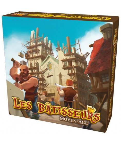 Bâtisseurs (Les) : Moyen âge - Asmodee - Jeu d'ambiance -Des 10 ans