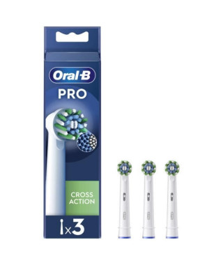 Oral-B Pro Cross Action Brossettes Pour Brosse a Dents, Pack De 3 Unités