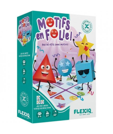 Motifs en Folie - Asmodee -  Jeu amusant pour développer son sens de l'observation - Moins de 30 min - Des 4 ans