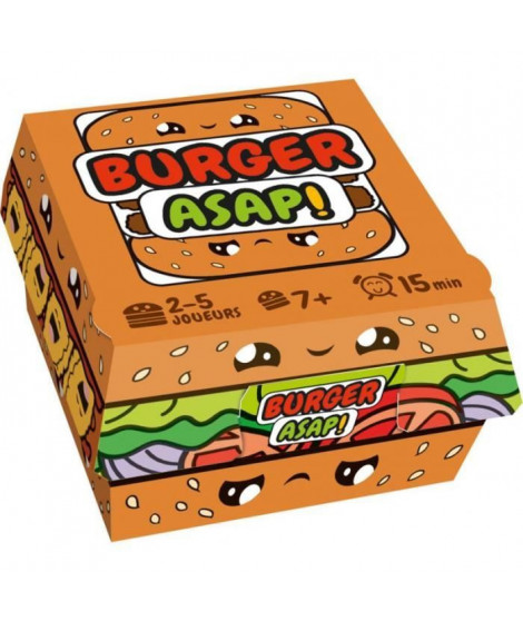 Burger ASAP - Asmodee - Jeu de rapidité - Des 7ans