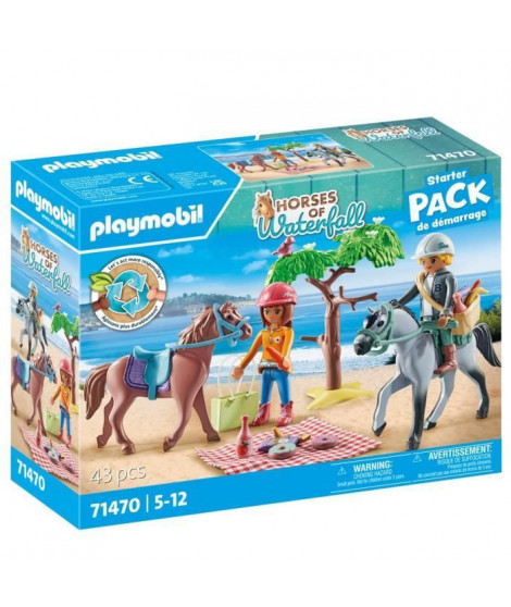 PLAYMOBIL 71470 Amélia et Ben avec chevaux