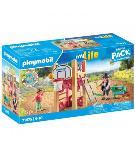 PLAYMOBIL 71475 Charpentier avec tourelle de jeu