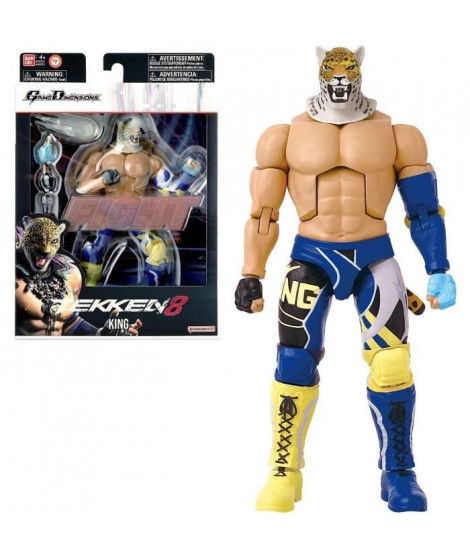 BANDAI - Tekken - Figurine d'action 17 cm - King Game Dimensions - 40674