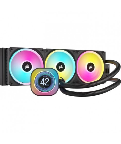 Water Cooling - CORSAIR - iCUE LINK H150i LCD AIO - Radiateur 360mm - Refroidissement Liquide pour CPU