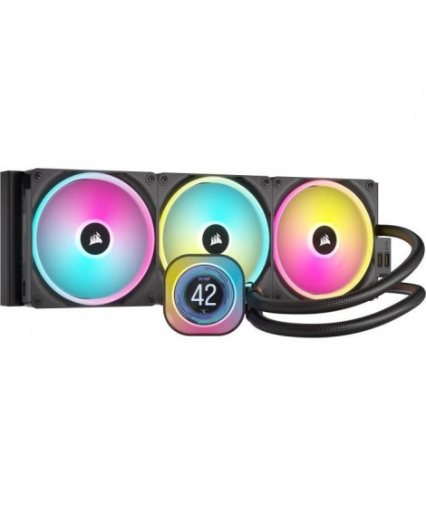 Water Cooling - CORSAIR - iCUE LINK H170i LCD AIO - Radiateur 420mm - Refroidissement Liquide pour CPU