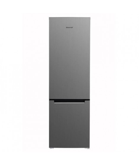 Réfrigérateur combiné BRANDT BC8027EX - 2 portes - 262L - L55 cm - Silver
