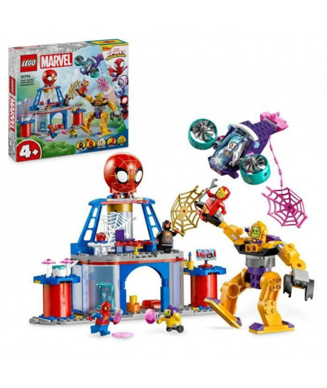 LEGO Marvel Spidey et Ses Amis Extraordinaires 10794 Le QG des Lanceurs de Toile de l'Équipe Spidey