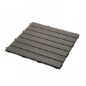 Smoby - Set de 6 dalles - Plancher de Maison -  45x45cm - Effet texturé bois -  Anti-UV - Plaqtique 100% recyclé et recyclable