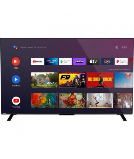 TV LED - TOSHIBA - 65UA2363DG - 65'' (164 cm) - 4K UHD 3840x2160 - Dolby Vision - Smart TV Android - 3xHDMI