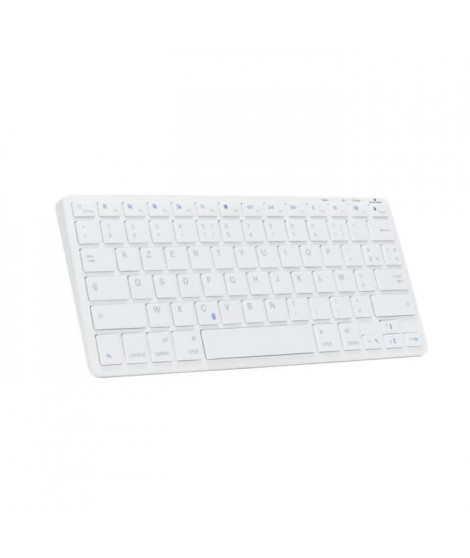 Clavier TKL - BLUESTORK - Bluetooth Rechargeable pour Mac - Blanc