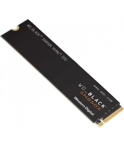 WD_BLACK SN850X NVMe SSD WDS100T2X0E - SSD - 1 To - interne - M.2 2280 - PCIe 4.0 x4 (NVMe)