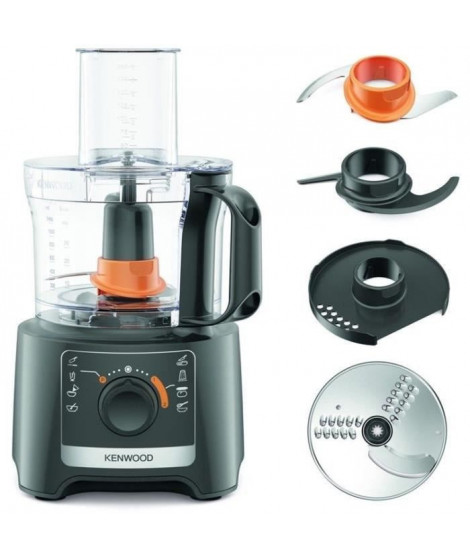 Robot multifonction KENWOOD FDP31.020GY - 2 vitesses + Pulse - 800W - Bol 2,1L + accessoires