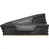 Mémoire RAM - CORSAIR - Vengeance DDR5 RAM 64Go (2x32Go) 6400MHz CL32 Intel XMP Compatible iCUE - Noir (CMK64GX5M2B6400C32)