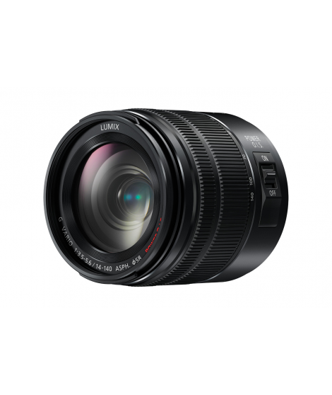 Objectif zoom Panasonic LUMIX G VARIO 14-140mm f/3.5-5.6 II ASPH noir