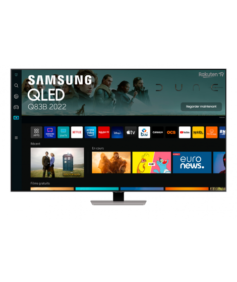 TV LED Samsung QLED 75'' QE75Q83B 4K UHD Argent
