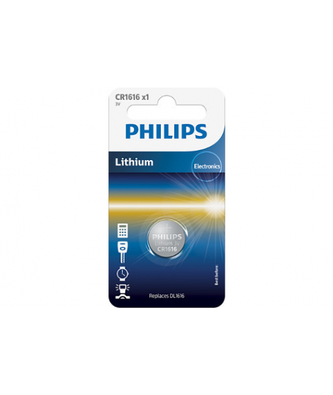 Piles Philips PILES CR1616 3V