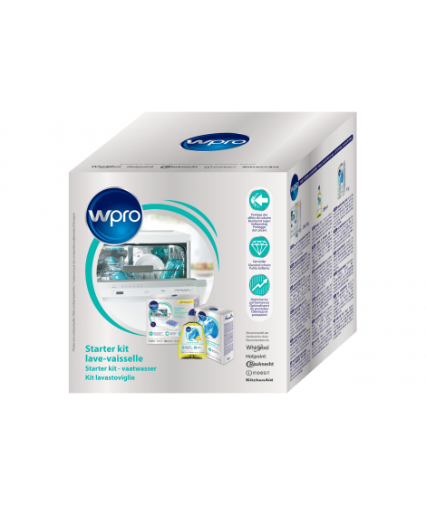 Accessoire pour appareil de lavage Wpro Kit d'entretien Lave Vaisselle DWC314/1