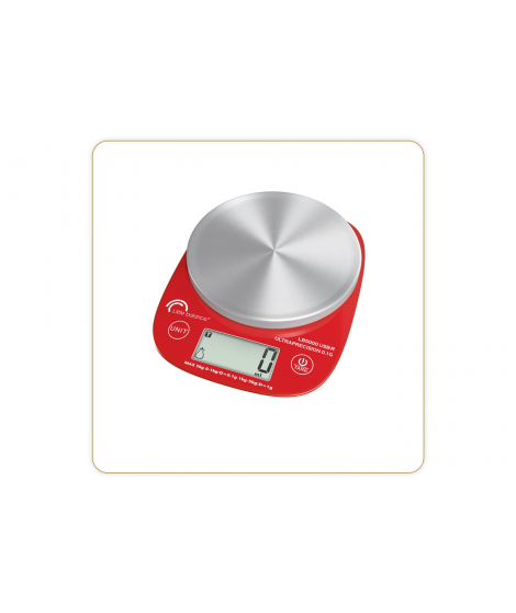 Balance de cuisine Little Balance PRO INOX 5.1 USB-R ultra précision sans pile