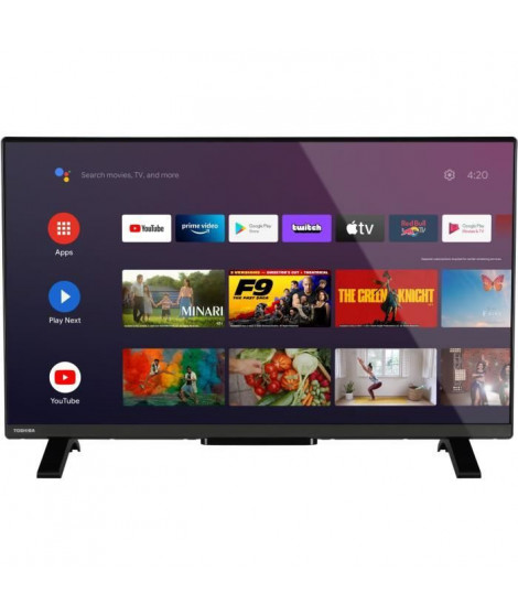 TV LED - TOSHIBA - 32LV2E63DG - 32'' (80 cm) - Full HD 1920x1080 - HDR10 - Smart TV - 2xHDMI