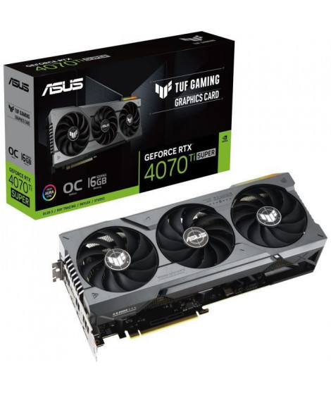 ASUS - Carte Graphique - TUF-RTX4070 TI SUPER -O16G-GAMING