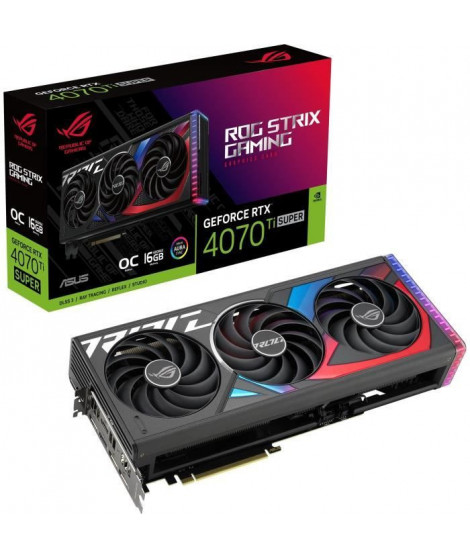 ASUS - Carte Graphique - ROG-STRIX-RTX4070 TI SUPER-O16G-GAMING