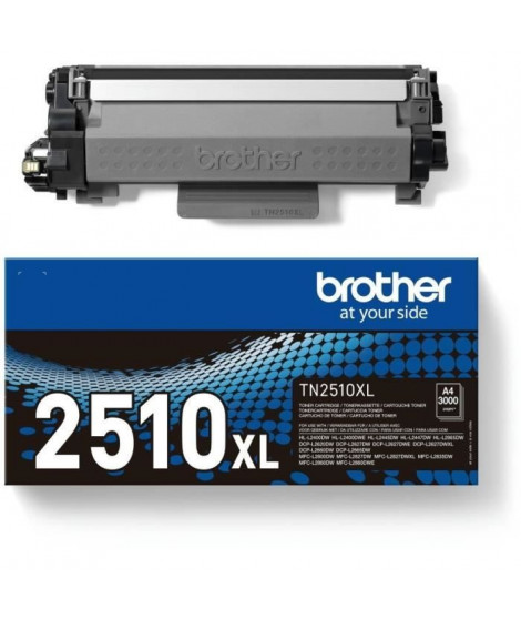 Toner noir haute capacité Brother TN2510XL - 3000 pages