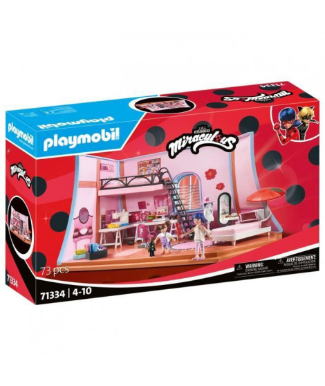 PLAYMOBIL 71334 Miraculous : Chambre de Marinette