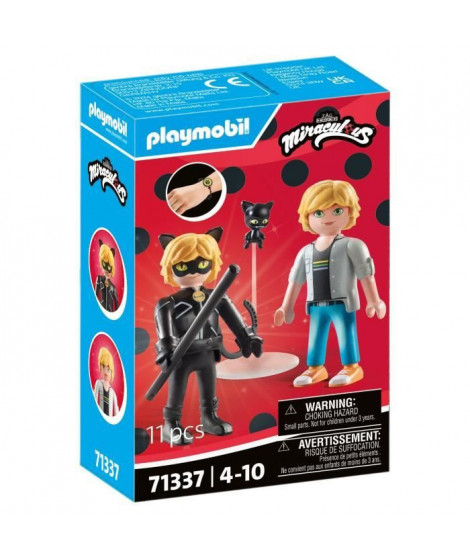 PLAYMOBIL 71337 Miraculous : Adrien  & Chat Noir