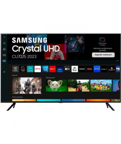 SAMSUNG 55AU7020 - 55'' (138 cm) - Crystal UHD 4K 3840x2160 - HDR - Smart TV - Gaming HUB - 3xHDMI