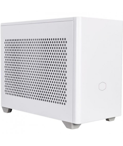 Boîtier PC - COOLER MASTER - MasterBox NR200P - Blanc - Mini-ITX - Panneau Acier et Verre trempé - Riser cable (MCB-NR200P-WG…