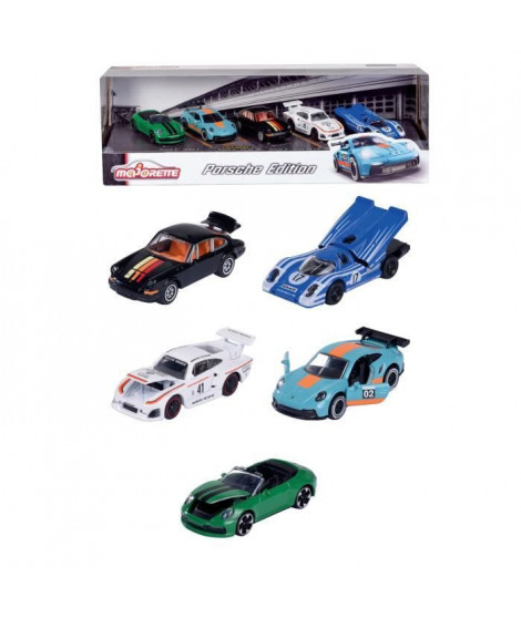 Majorette - Porsche Motorsport Giftpack 5 Pieces