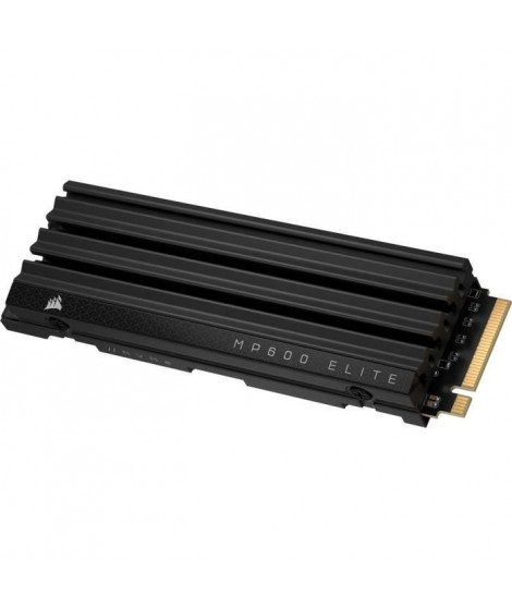 Disque SSD interne - CORSAIR - MP600 ELITE 1TB Gen4 PCIe x4 NVMe M.2 SSD - Sans dissipateur