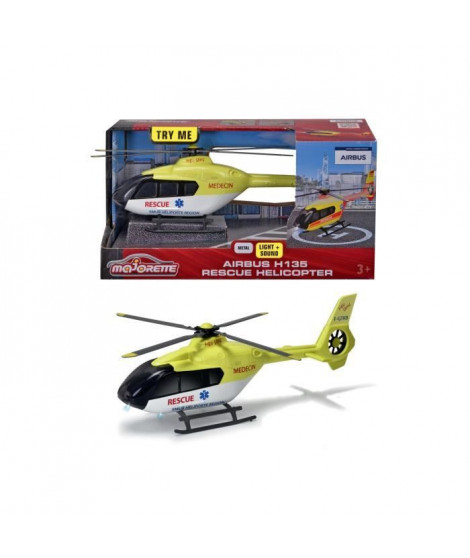 Majorette -  Hélicoptere Samu Airbus H135  - Des 3 Ans