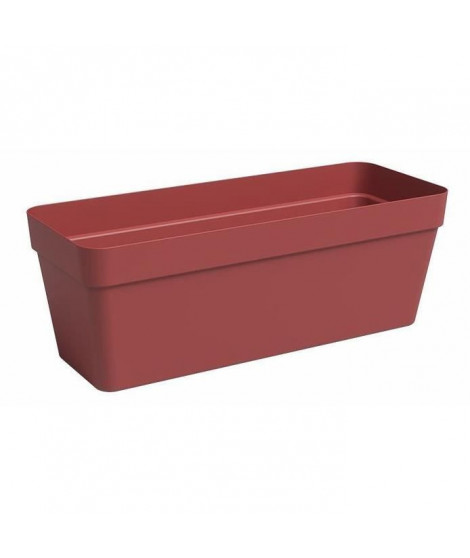 Jardiniere - Plastique - Rouge Foncé - Rectangulaire - L49,9 x P20 x H18,1cm - ARTEVASI