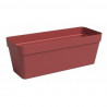 Jardiniere - Plastique - Rouge Foncé - Rectangulaire - L49,9 x P20 x H18,1cm - ARTEVASI