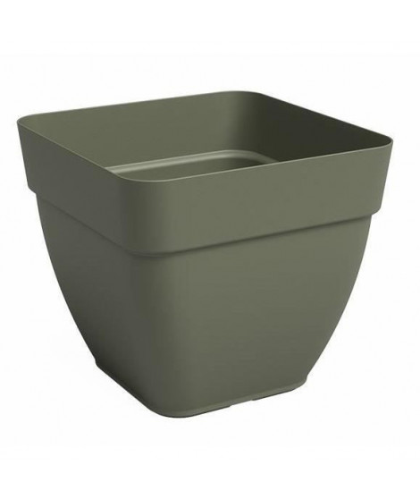 Pot - ARTEVASI - CAPRI CAMPANA - Carrée - Vert sec - L36,5 x P36,5 x H33,5 cm