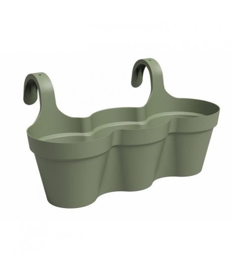 Pot ARTEVASI - CAPRI TRIPLE - Balcon - Vert Cendre - L54 x P30,5 x H28 cm