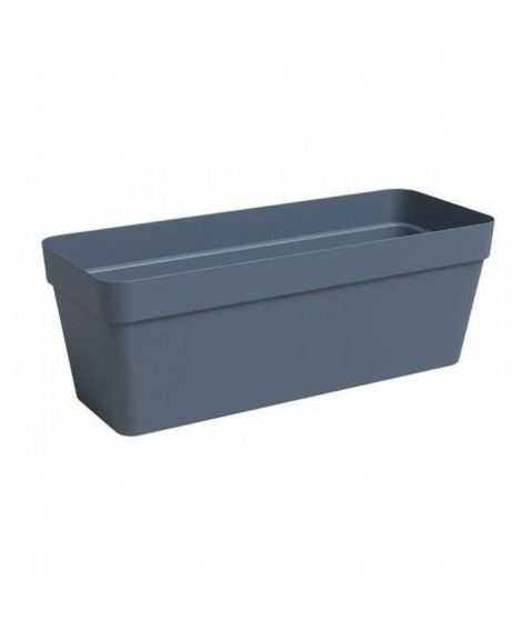 Jardiniere - Plastique - Bleu Ardoise - Rectangulaire - L49,9 x P20 x H18,1cm - ARTEVASI