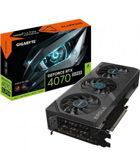 GIGABYTE - Carte Graphique - GeForce RTX 4070 SUPER EAGLE OC 12G