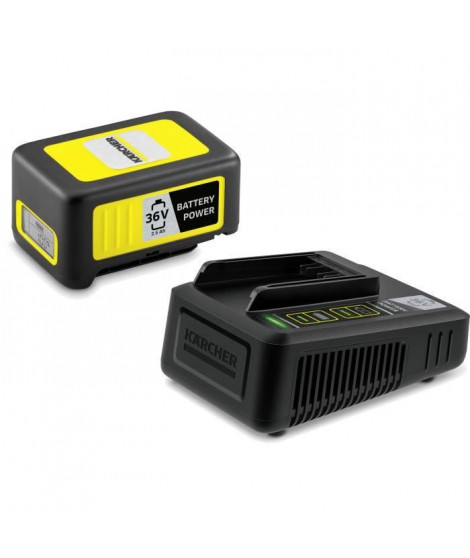 Batterie KARCHER POWER 36V / 2.5 Ah avec écran LCD et chargeur rapide